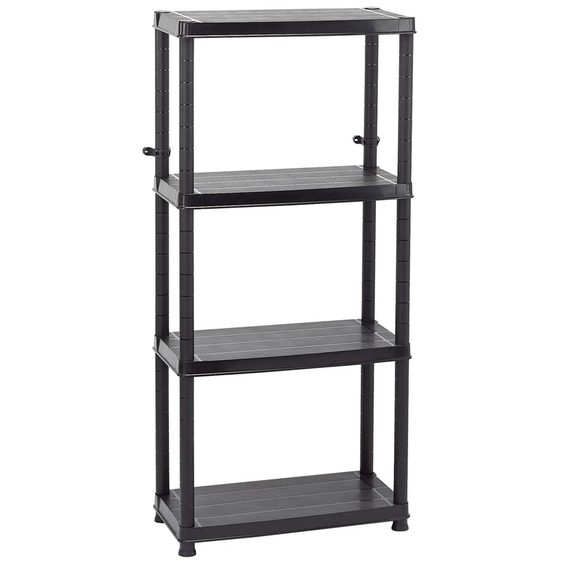Draper 4 Tier Plastic Shelving Unit 100kg Capacity