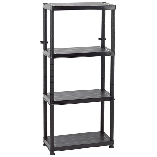Draper 4 Tier Plastic Shelving Unit 100kg Capacity