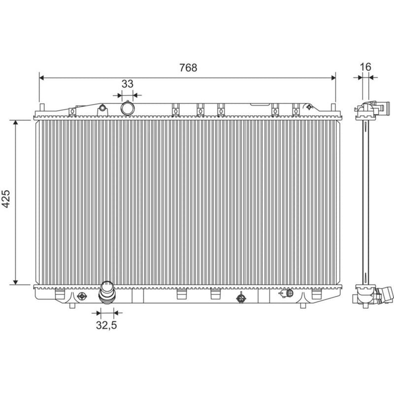 Valeo Engine Radiator 701419