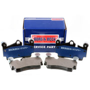 Borg & Beck 4 x Rear Brake Pad Set BBP1972