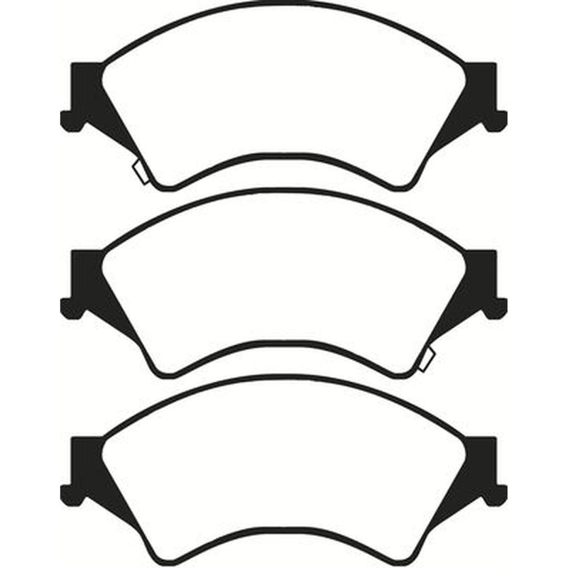 Abtex Front Brake Pad Set PLU2449