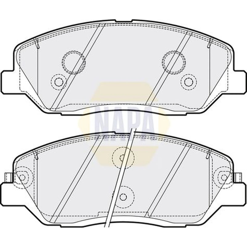 NAPA Front Brake Pad Set NBP1379