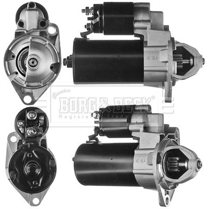 Borg & Beck Starter Motor 12V 1.1kW 9 Teeth BST2380
