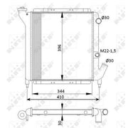 NRF Engine Radiator 54641