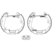 Mintex Brake Shoe Set Axle Kit MSP301