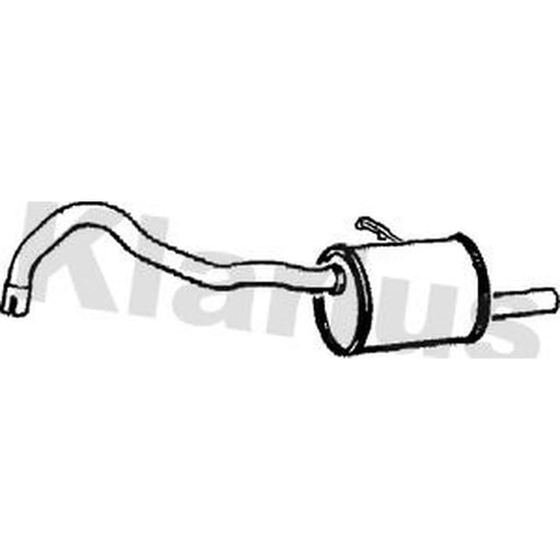 Klarius Box With Tail Pipe Rear FD435P
