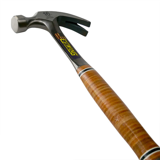 Estwing Curved Claw Hammer E16C 16oz/448g with Leather Grip