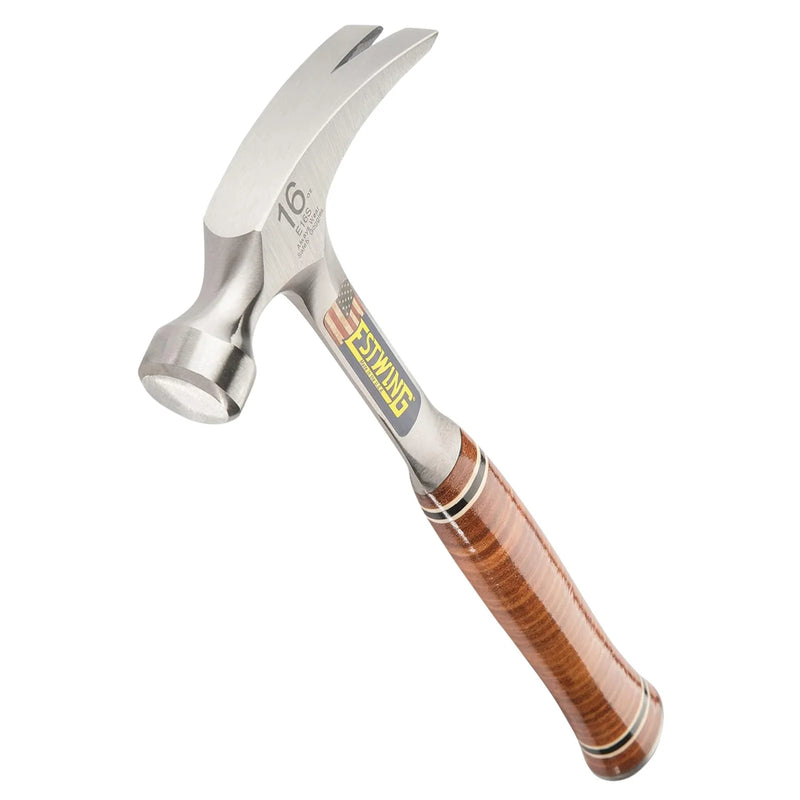 Estwing Claw Hammer E16S 16oz/448g with Leather Grip