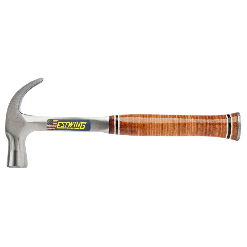 Estwing Curved Claw Hammer E24C 24oz with Leather Grip