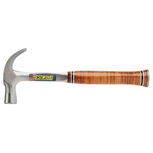 Estwing Curved Claw Hammer E24C 24oz with Leather Grip