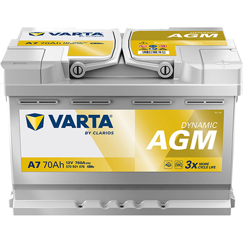Varta Battery 12V 70Ah 760A 570901076K262