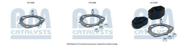 BM Catalysts FK11259C Soot/Particulate Filter Mounting Kit Fits Ford Transit BM - Town Parts