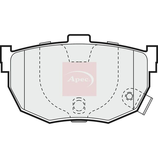 Apec Rear Brake Pad Set PAD999