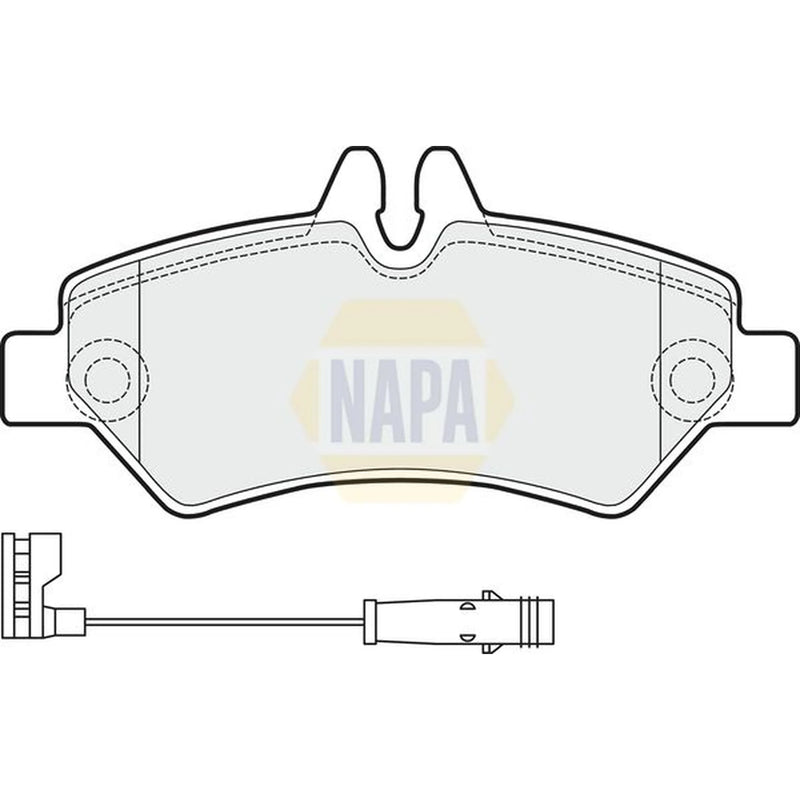 NAPA Rear Brake Pad Set NBP1245