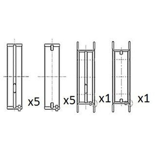 FAI Main Bearing Set 63mm BM1059-025