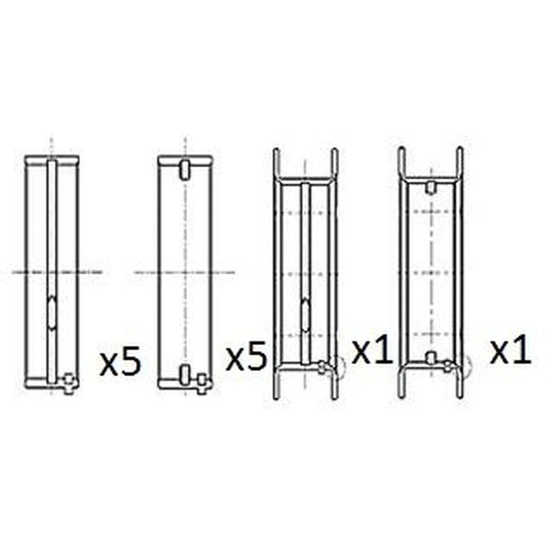 FAI Main Bearing Set 63mm BM1059-050
