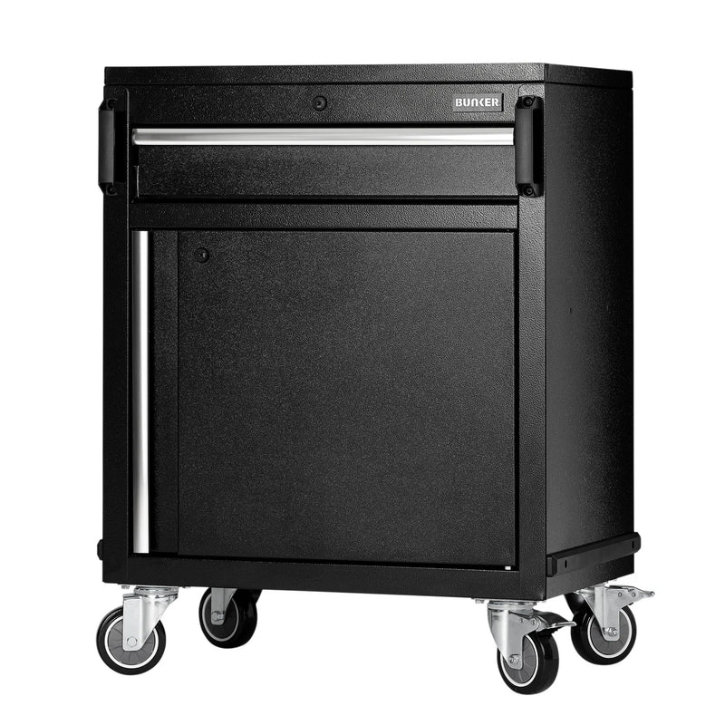 Bunker Modular Power Tool Mobile Cabinet 646mm with 1 Drawer & Door