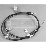 Borg & Beck Handbrake Cable Right Rear BKB3787