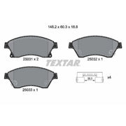 Textar Front Brake Pad Set 2503101