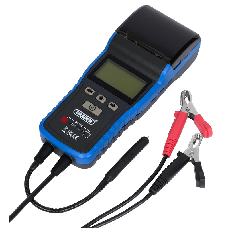 Draper 12V Digital Brake Fluid Tester with Printer