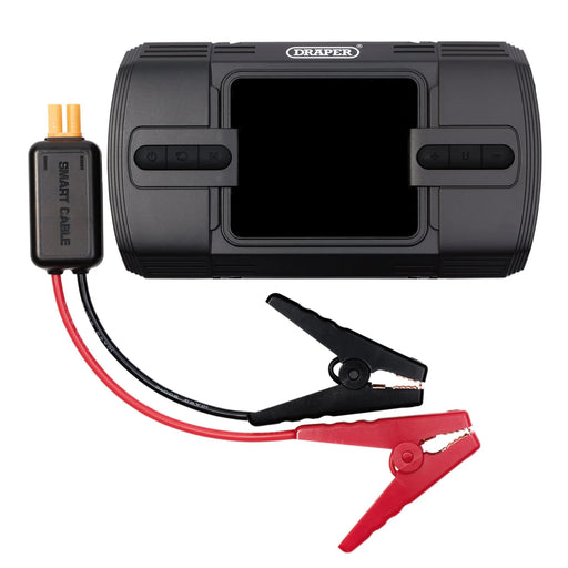 Draper 12V Lithium Jump Starter GT1200C 1200A with Tyre Inflator