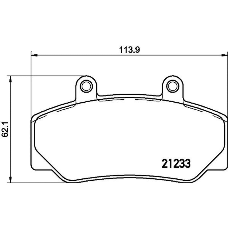 DON Front Brake Pad Set PCP1503