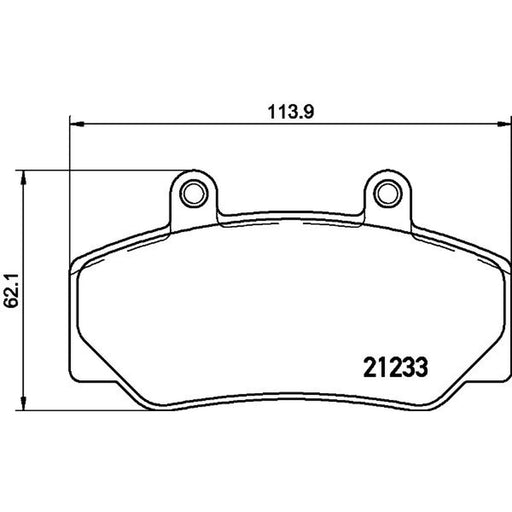 DON Front Brake Pad Set PCP1503