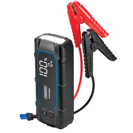 Draper 12V Lithium Jump Starter GTS2000 2000A with Digital Display
