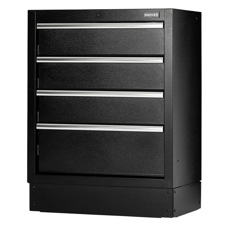 Bunker Modular Floor Cabinet 4 Drawer 680mm Tool Storage