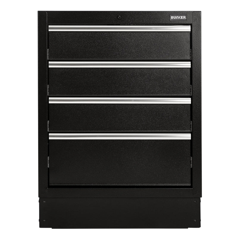 Bunker Modular Floor Cabinet 4 Drawer 680mm Tool Storage