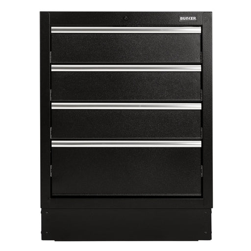 Bunker Modular Floor Cabinet 4 Drawer 680mm Tool Storage