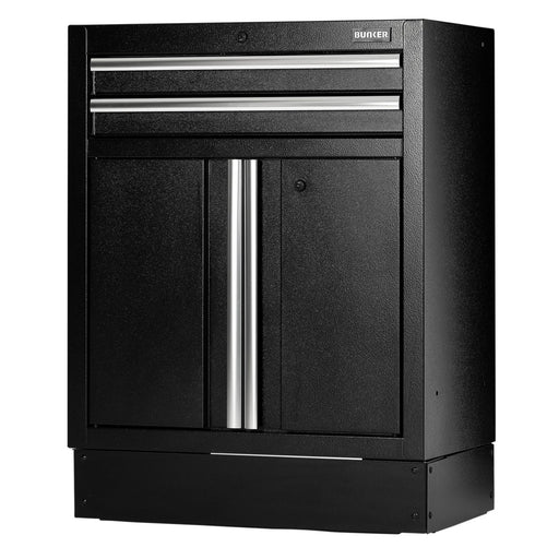 Bunker Modular Floor Cabinet 680mm 2 Drawer 2 Door MS400-2BU