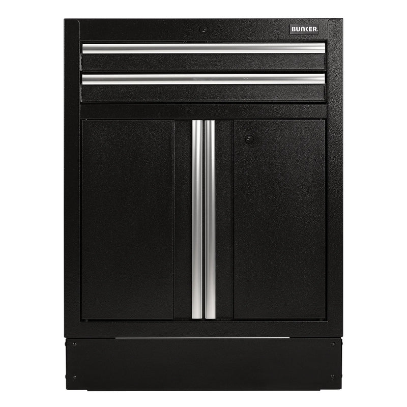Bunker Modular Floor Cabinet 680mm 2 Drawer 2 Door MS400-2BU