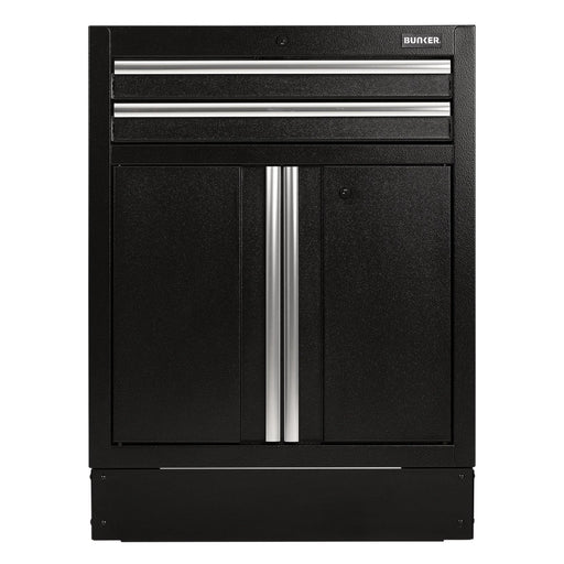 Bunker Modular Floor Cabinet 680mm 2 Drawer 2 Door MS400-2BU