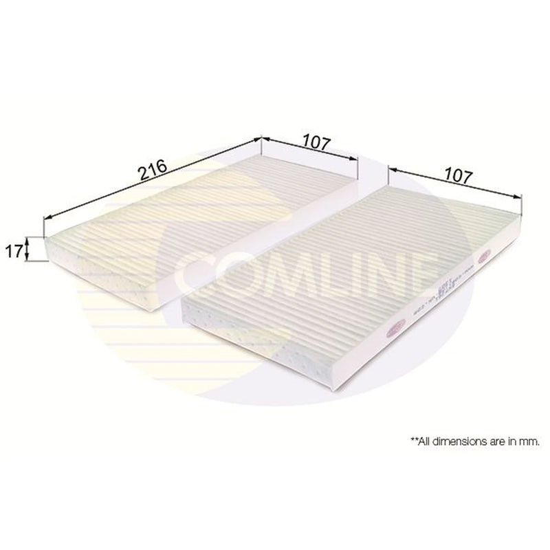 Comline Cabin Air Filter (Pollen Filter) EKF261