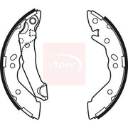 Apec Brake Shoe Set Axle Kit SHU590