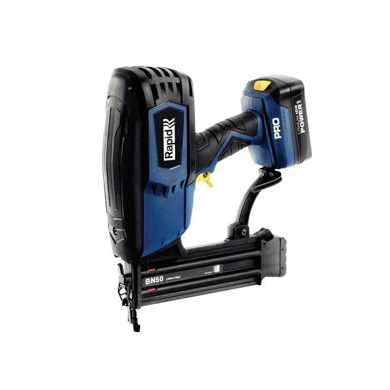 Rapid PRO BN50 Cordless Brad Nailer 18 Gauge 18V 2 x 2.0Ah Li-ion - 5001121