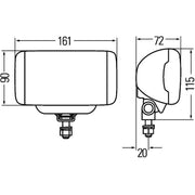 Hella Front Right Fog Light H3 1NB 010 951-101