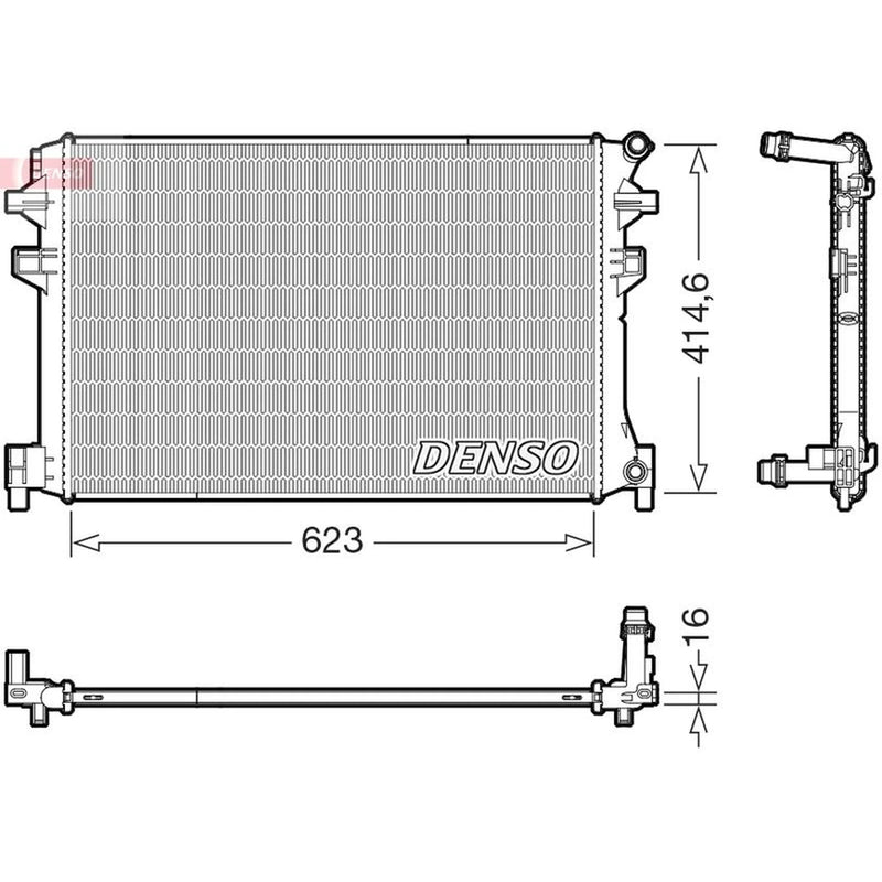 Denso Engine Radiator DRM02048