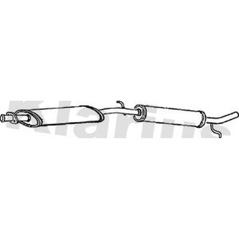 Klarius Box With Tail Pipe Rear AN583C