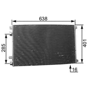 Mahle Air Conditioning Condenser AC 360 001S