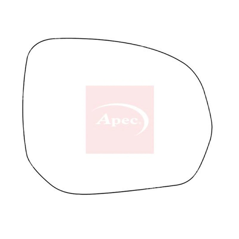 Apec Exterior Wing Mirror Glass Right AMS2106