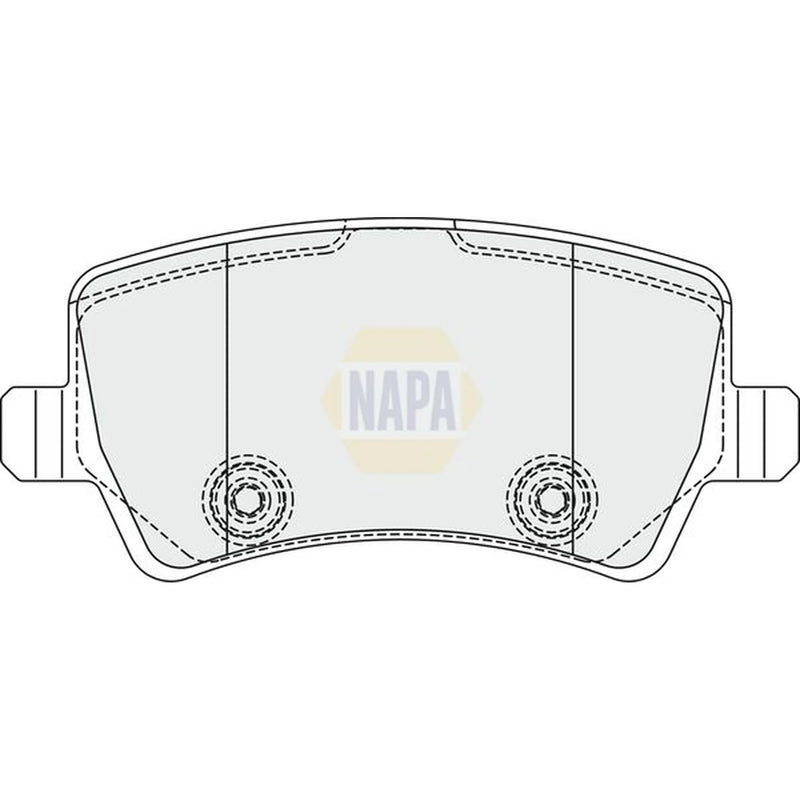 NAPA Rear Brake Pad Set NBP1700
