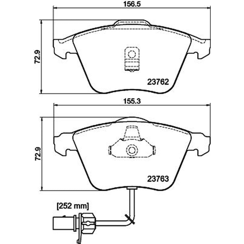 DON Front Brake Pad Set PCP2103