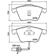 Mintex Front Brake Pad Set MDB2336