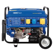 Draper Expert Petrol Generator PG58W 5000W with Wheels