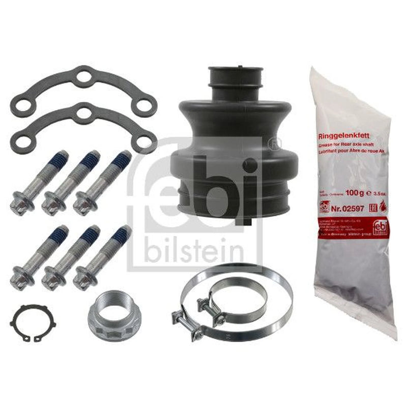 Febi Drive Shaft Bellow Kit transmission sided Rubber 01842