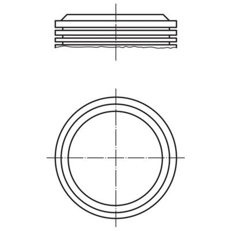 Mahle Piston Cylinder Bore = 76mm 039 09 00