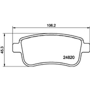 Mintex Rear Brake Pad Set MDB3029