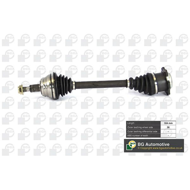 BGA CV Drive Shaft Driveshaft Front Left DS9619L